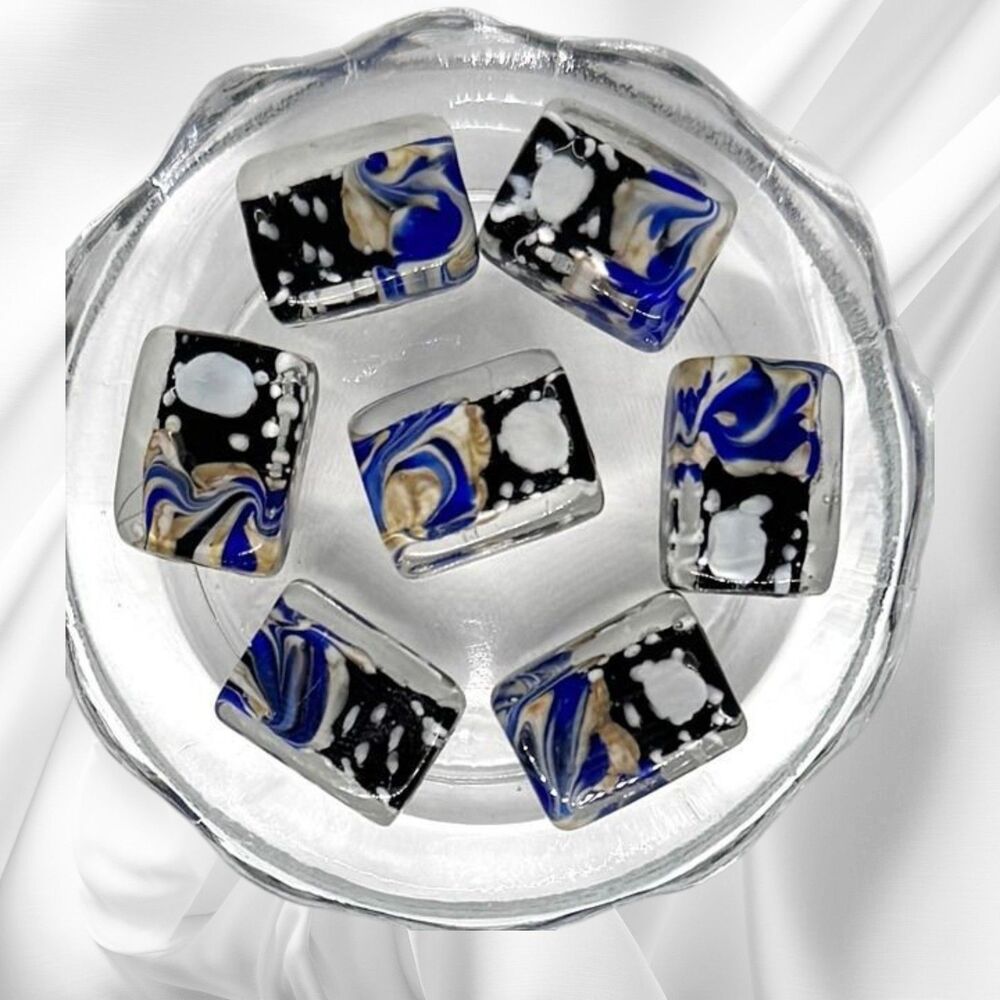 7pcs Beads for Jewelry Making Lampwork Beads #22113